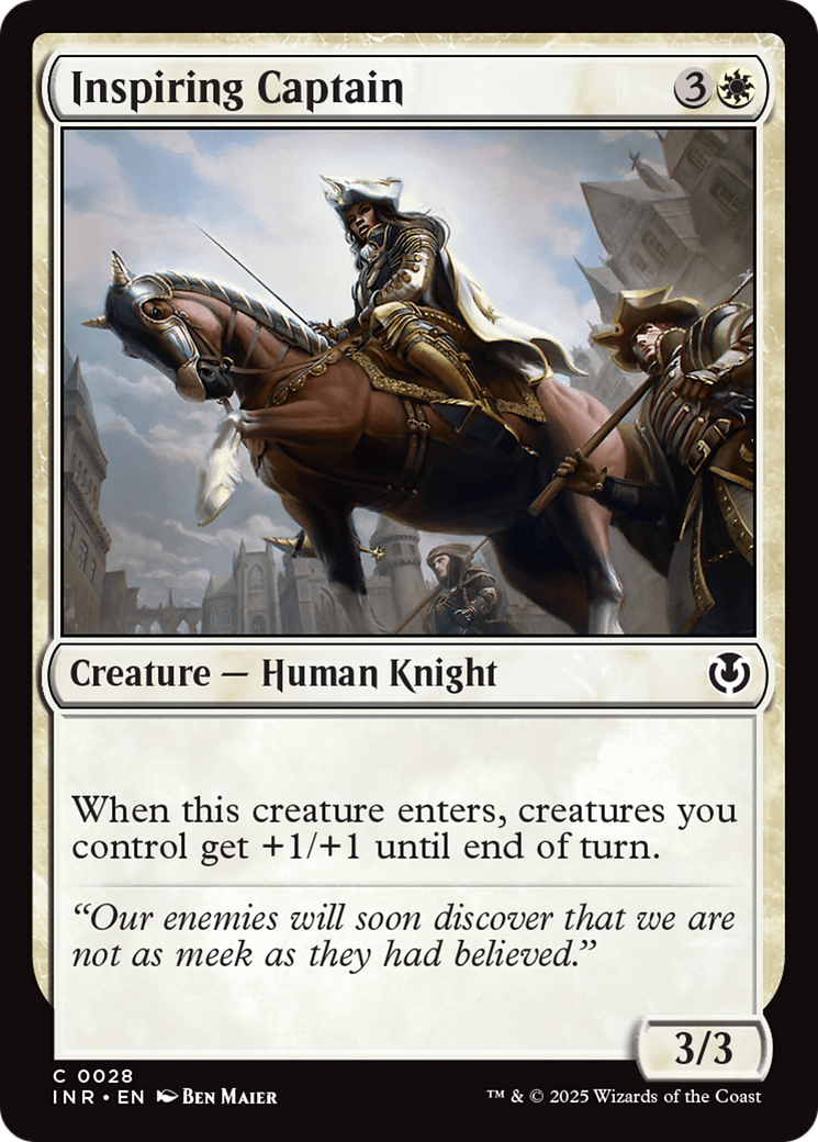 Inspiring Captain [Innistrad Remastered] | Card Merchant Takapuna