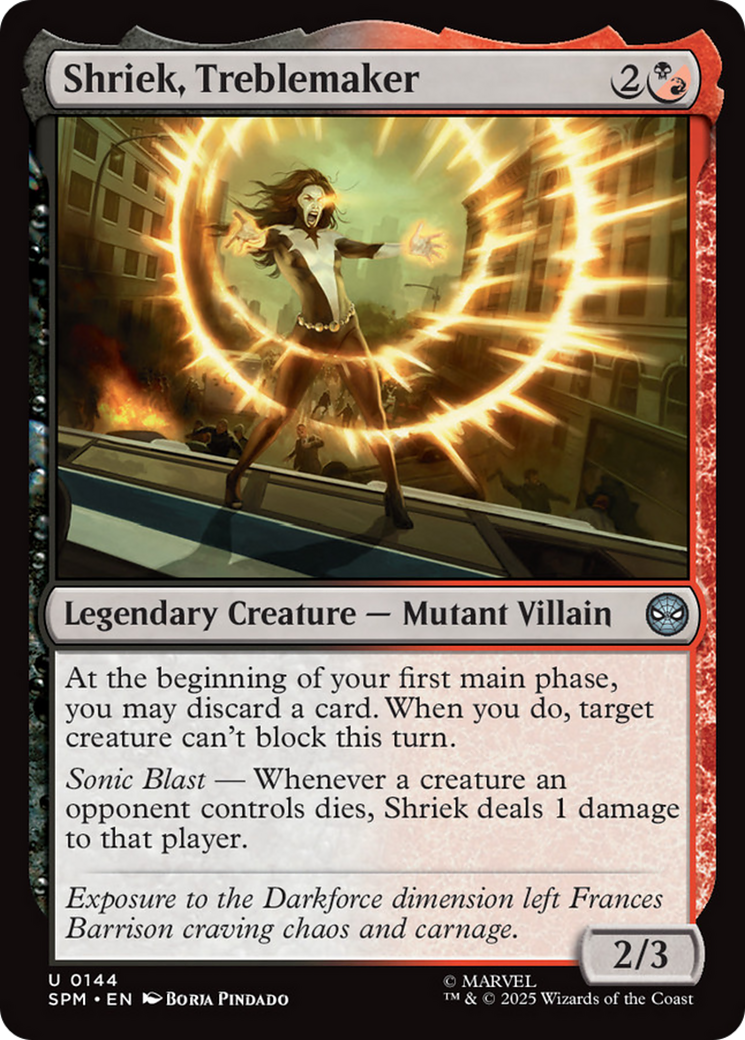 Shriek, Treblemaker [Marvel's Spider-Man] | Card Merchant Takapuna