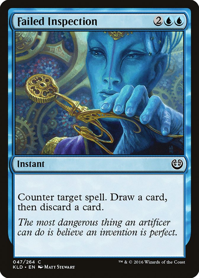 Failed Inspection [Kaladesh] | Card Merchant Takapuna