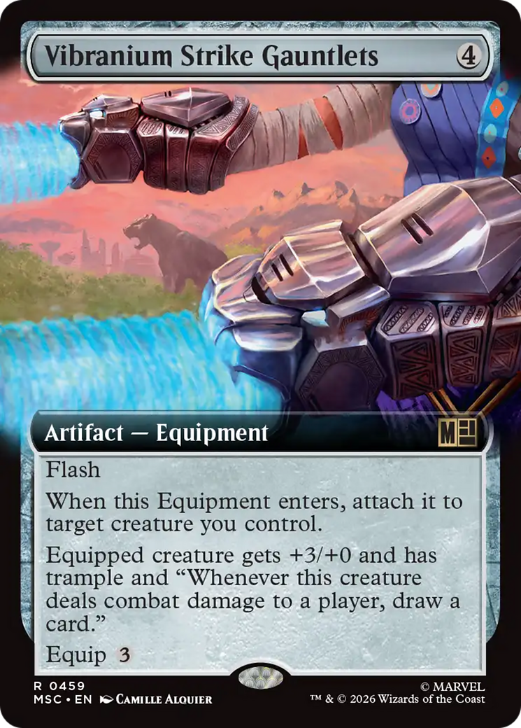 Vibranium Strike Gauntlets (Extended Art) [Marvel Super Heroes Commander] | Card Merchant Takapuna
