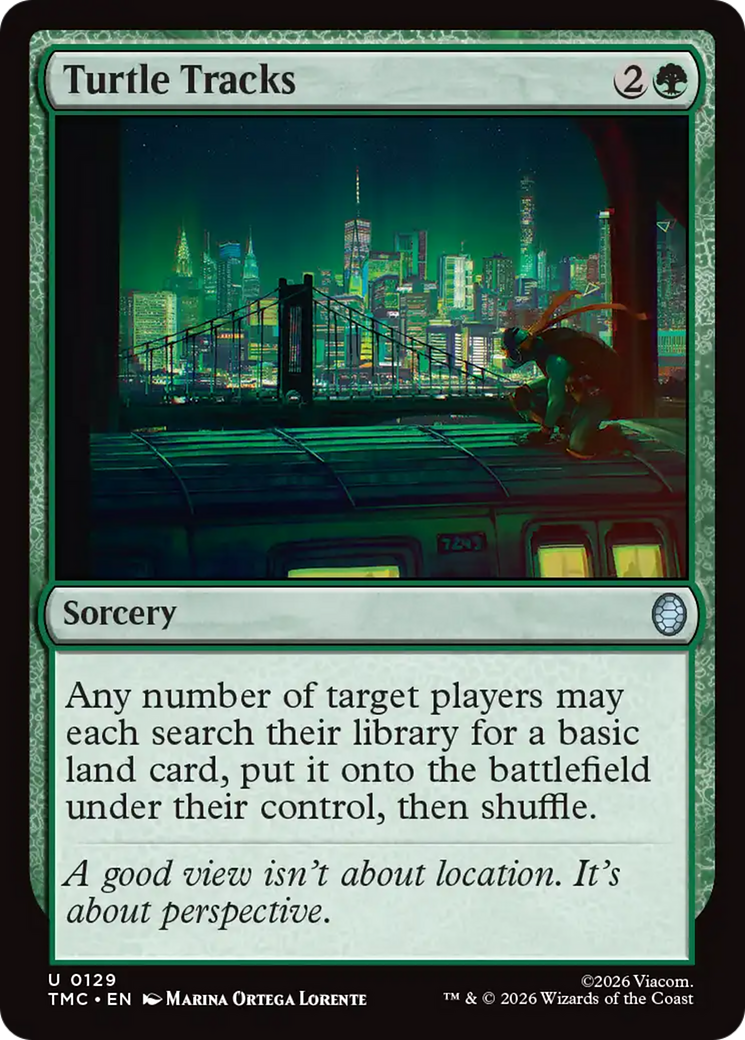 Turtle Tracks [Teenage Mutant Ninja Turtles Commander] | Card Merchant Takapuna