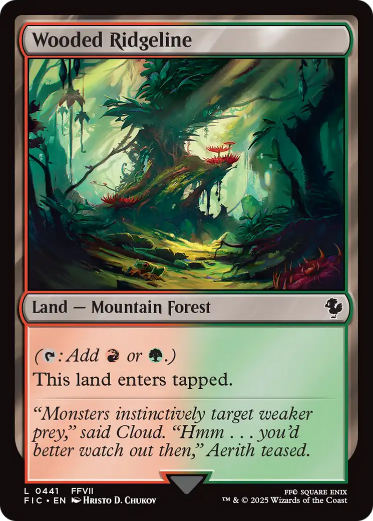 Wooded Ridgeline [FINAL FANTASY Commander] | Card Merchant Takapuna