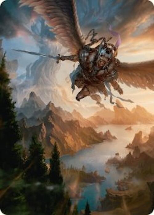 Youthful Valkyrie Art Card (28/54) [Foundations Art Series] | Card Merchant Takapuna