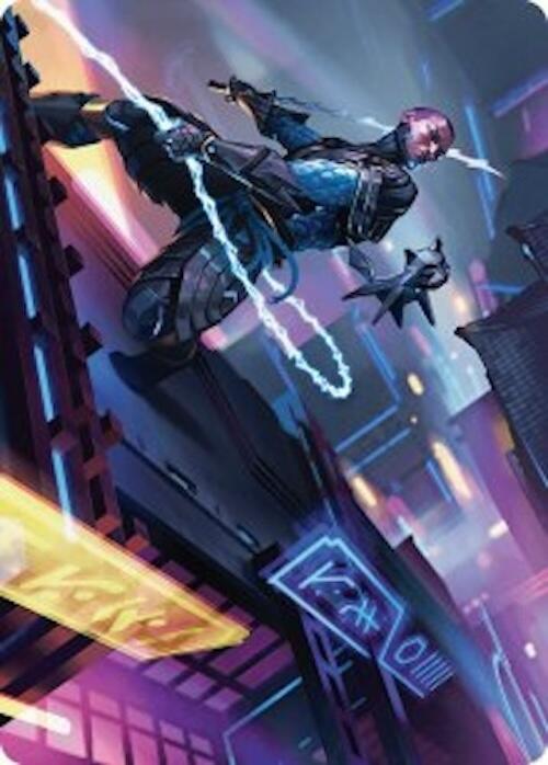 Kaito, Cunning Infiltrator Art Card (51/54) [Foundations Art Series] | Card Merchant Takapuna