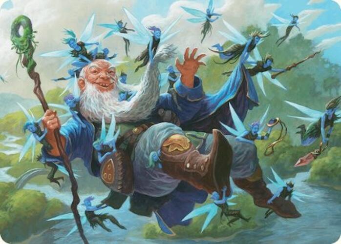 Mischievous Mystic Art Card (7/54) [Foundations Art Series] | Card Merchant Takapuna