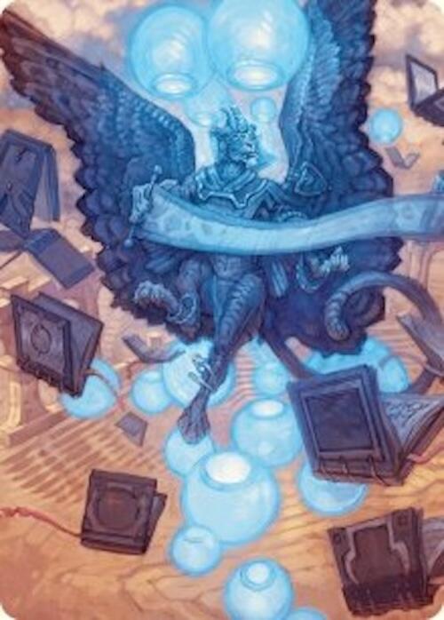 Sphinx of Forgotten Lore Art Card (33/54) [Foundations Art Series] | Card Merchant Takapuna