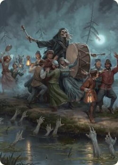 Blasphemous Edict Art Card (35/54) [Foundations Art Series] | Card Merchant Takapuna