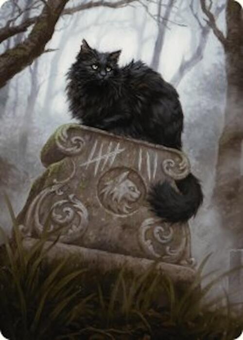 Nine-Lives Familiar 2 Art Card (36/54) [Foundations Art Series] | Card Merchant Takapuna