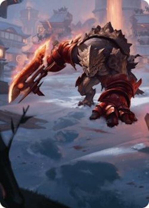 Searslicer Goblin Art Card (39/54) [Foundations Art Series] | Card Merchant Takapuna