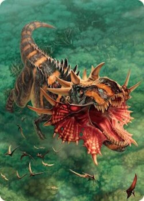 Gigantosaurus Art Card (53/54) [Foundations Art Series] | Card Merchant Takapuna