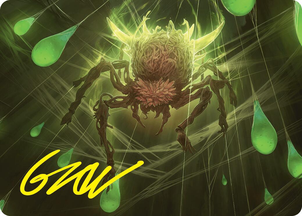 Spinner of Souls Art Card (13/54) (Gold-Stamped Signature) [Foundations Art Series] | Card Merchant Takapuna