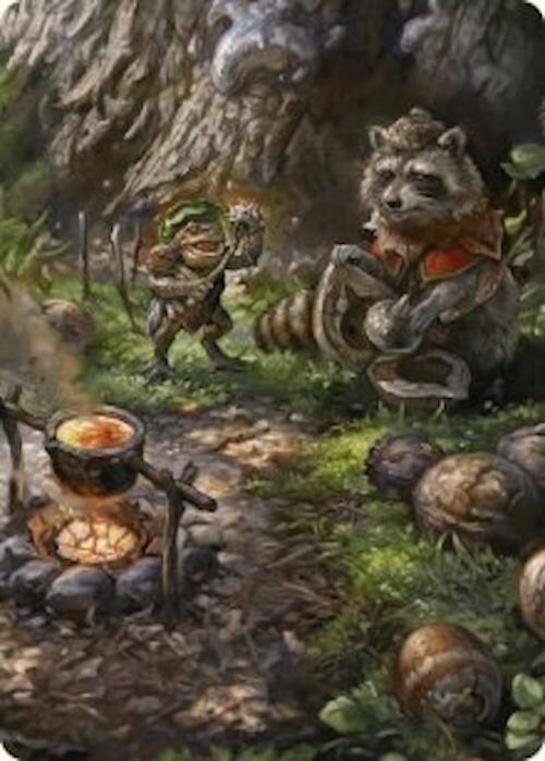 Sylvan Scavenging Art Card (46/54) [Foundations Art Series] | Card Merchant Takapuna