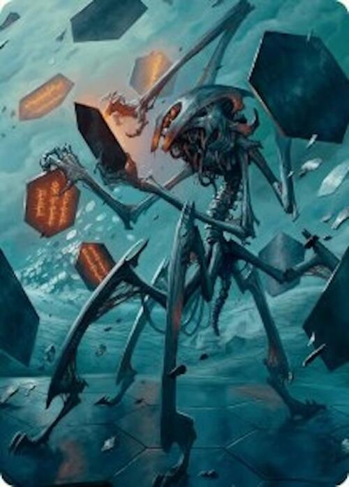 Scrawling Crawler Art Card (50/54) [Foundations Art Series] | Card Merchant Takapuna