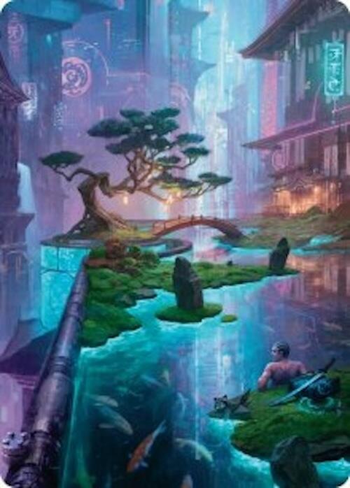 Island Art Card (22/54) [Foundations Art Series] | Card Merchant Takapuna