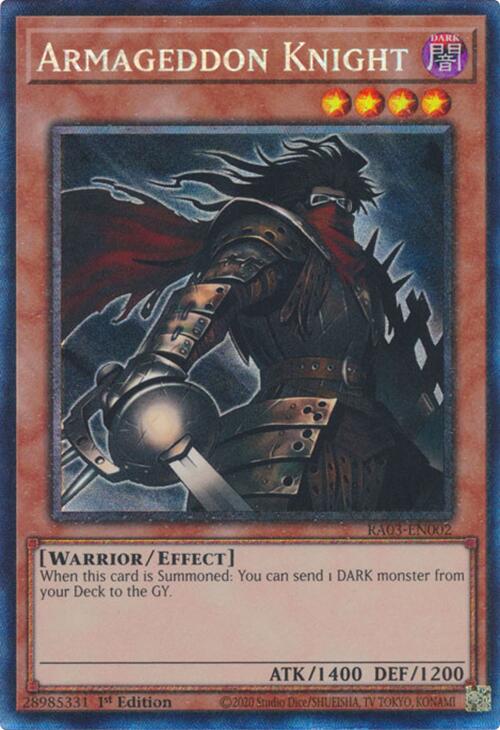 Armageddon Knight (CR) [RA03-EN002] Prismatic Collector's Rare | Card Merchant Takapuna