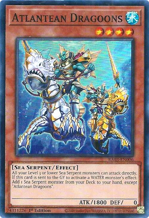 Atlantean Dragoons [RA03-EN006] Super Rare | Card Merchant Takapuna