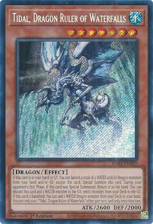 Tidal, Dragon Ruler of Waterfalls (Secret Rare) [RA03-EN009] Secret Rare | Card Merchant Takapuna