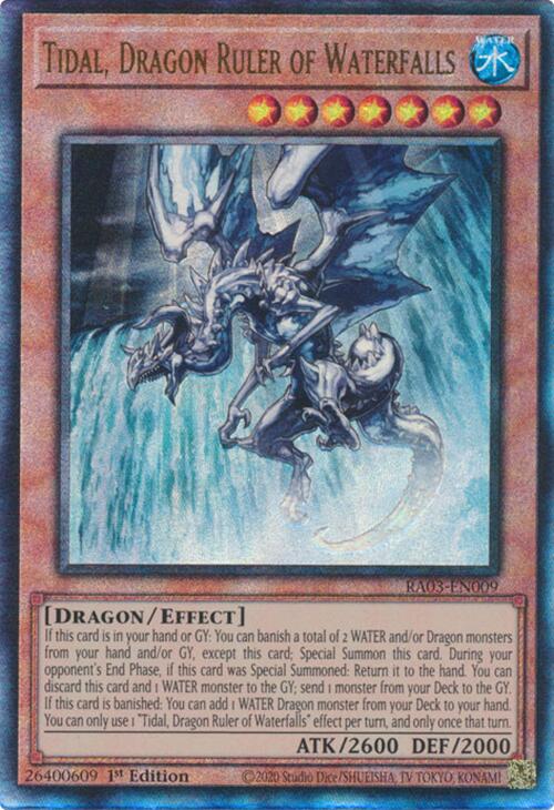 Tidal, Dragon Ruler of Waterfalls (UTR) [RA03-EN009] Prismatic Ultimate Rare | Card Merchant Takapuna