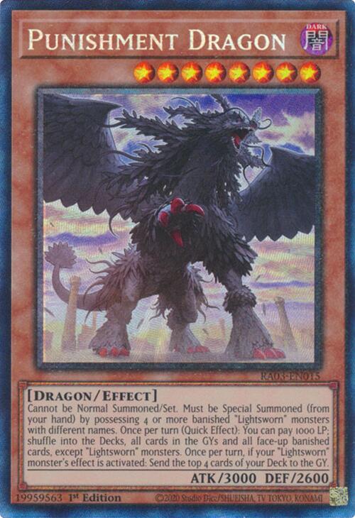 Punishment Dragon (CR) [RA03-EN015] Prismatic Collector's Rare | Card Merchant Takapuna