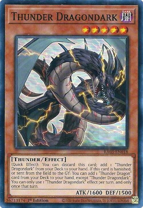 Thunder Dragondark [RA03-EN018] Super Rare | Card Merchant Takapuna