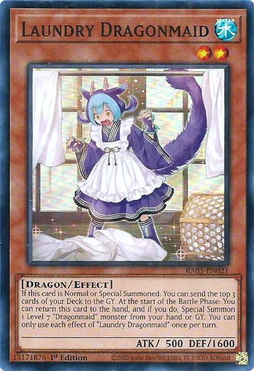 Laundry Dragonmaid [RA03-EN021] Super Rare | Card Merchant Takapuna