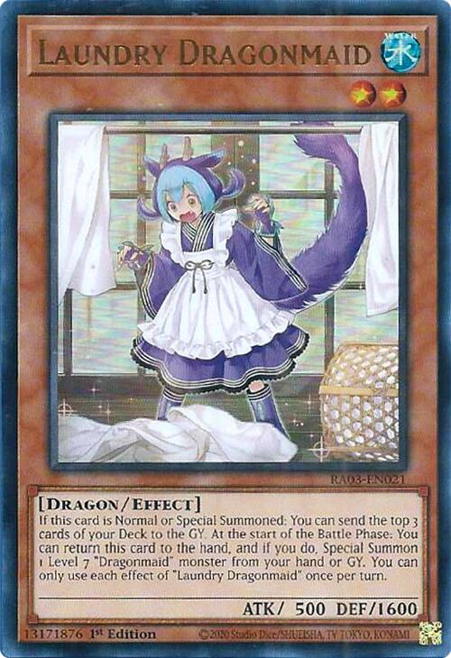 Laundry Dragonmaid (UR) [RA03-EN021] Ultra Rare | Card Merchant Takapuna
