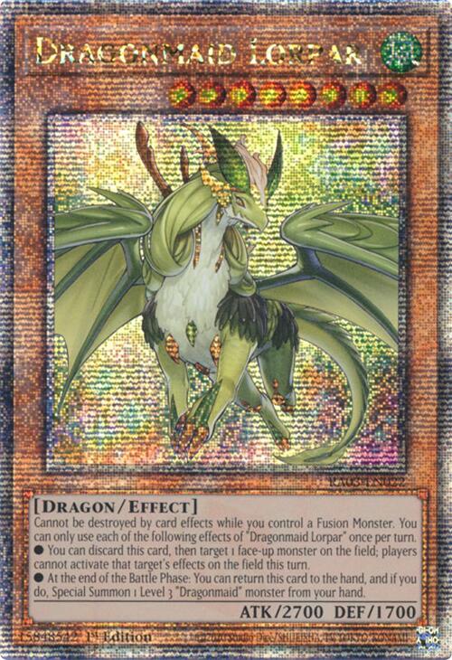 Dragonmaid Lorpar (Quarter Century Secret Rare) [RA03-EN022] Quarter Century Secret Rare