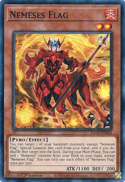 Nemeses Flag [RA03-EN024] Super Rare | Card Merchant Takapuna