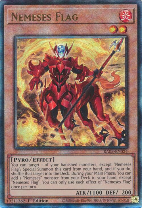 Nemeses Flag (UTR) [RA03-EN024] Prismatic Ultimate Rare | Card Merchant Takapuna