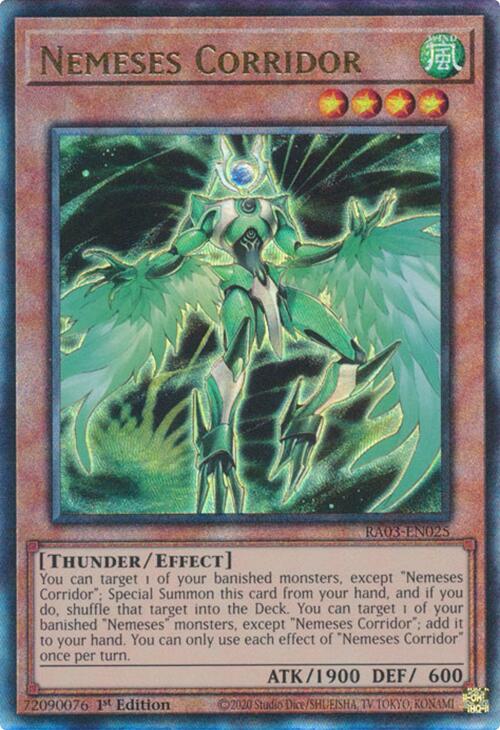 Nemeses Corridor (UTR) [RA03-EN025] Prismatic Ultimate Rare | Card Merchant Takapuna