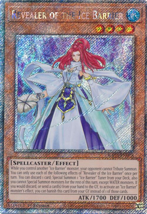 Revealer of the Ice Barrier (Platinum Secret Rare) [RA03-EN028] Platinum Secret Rare | Card Merchant Takapuna
