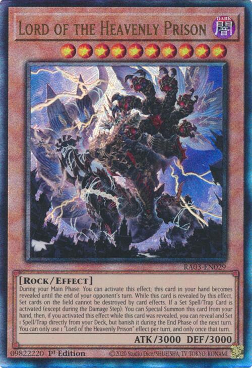 Lord of the Heavenly Prison (UTR) [RA03-EN029] Prismatic Ultimate Rare | Card Merchant Takapuna