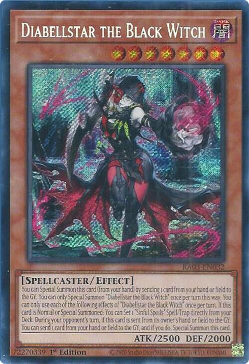 Diabellstar the Black Witch (Secret Rare) [RA03-EN032] Secret Rare | Card Merchant Takapuna