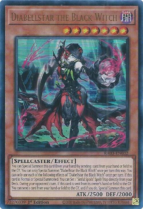 Diabellstar the Black Witch (UR) [RA03-EN032] Ultra Rare | Card Merchant Takapuna
