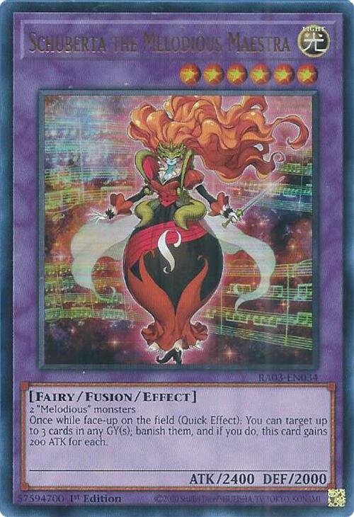 Schuberta the Melodious Maestra (UR) [RA03-EN034] Ultra Rare | Card Merchant Takapuna