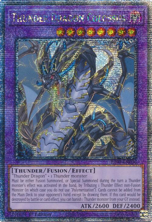 Thunder Dragon Colossus (Quarter Century Secret Rare) [RA03-EN036] Quarter Century Secret Rare | Card Merchant Takapuna