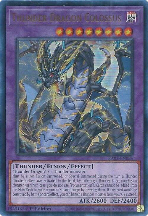 Thunder Dragon Colossus (UR) [RA03-EN036] Ultra Rare | Card Merchant Takapuna