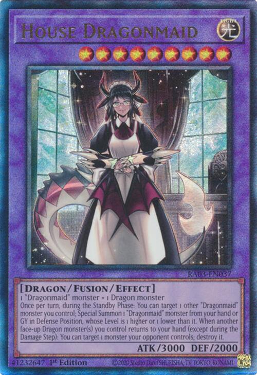 House Dragonmaid (UTR) [RA03-EN037] Prismatic Ultimate Rare | Card Merchant Takapuna