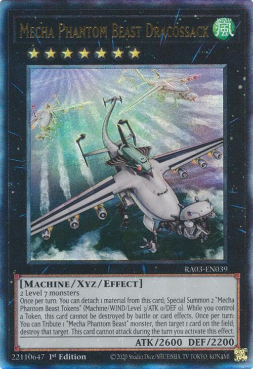 Mecha Phantom Beast Dracossack (UTR) [RA03-EN039] Prismatic Ultimate Rare | Card Merchant Takapuna