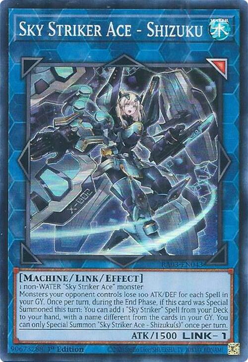 Sky Striker Ace - Shizuku [RA03-EN043] Super Rare | Card Merchant Takapuna