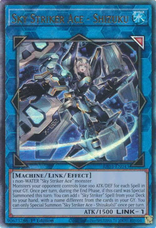 Sky Striker Ace - Shizuku (UTR) [RA03-EN043] Prismatic Ultimate Rare | Card Merchant Takapuna