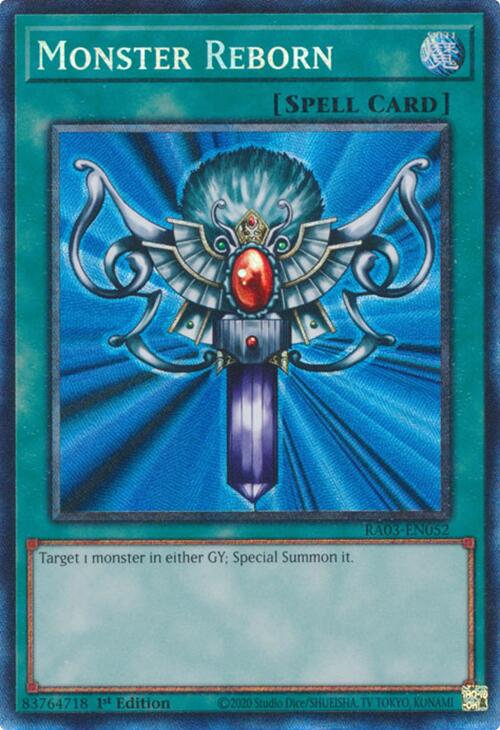 Monster Reborn (CR) [RA03-EN052] Prismatic Collector's Rare | Card Merchant Takapuna