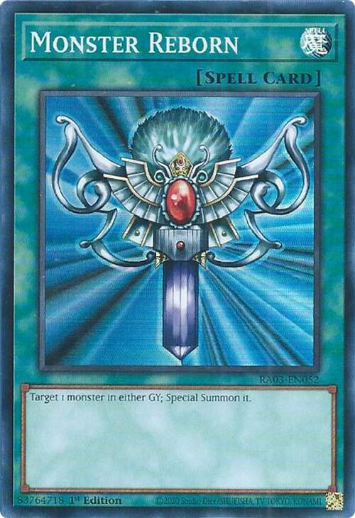Monster Reborn [RA03-EN052] Super Rare | Card Merchant Takapuna