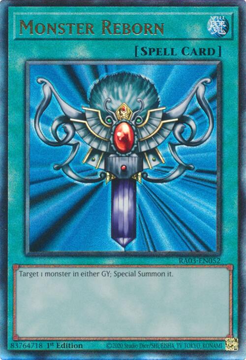 Monster Reborn (UTR) [RA03-EN052] Prismatic Ultimate Rare | Card Merchant Takapuna