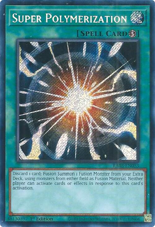 Super Polymerization (Secret Rare) [RA03-EN053] Secret Rare | Card Merchant Takapuna