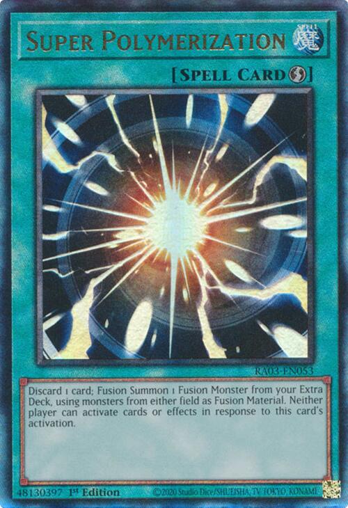 Super Polymerization (UTR) [RA03-EN053] Prismatic Ultimate Rare | Card Merchant Takapuna