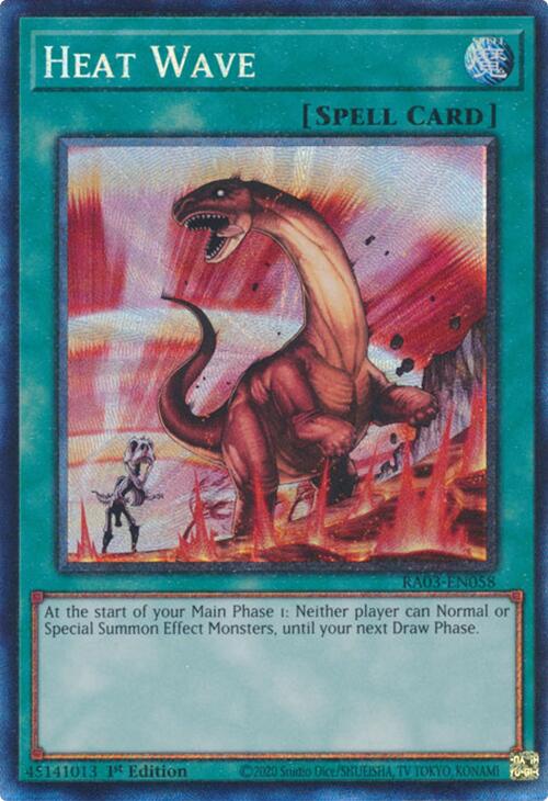Heat Wave (CR) [RA03-EN058] Prismatic Collector's Rare | Card Merchant Takapuna