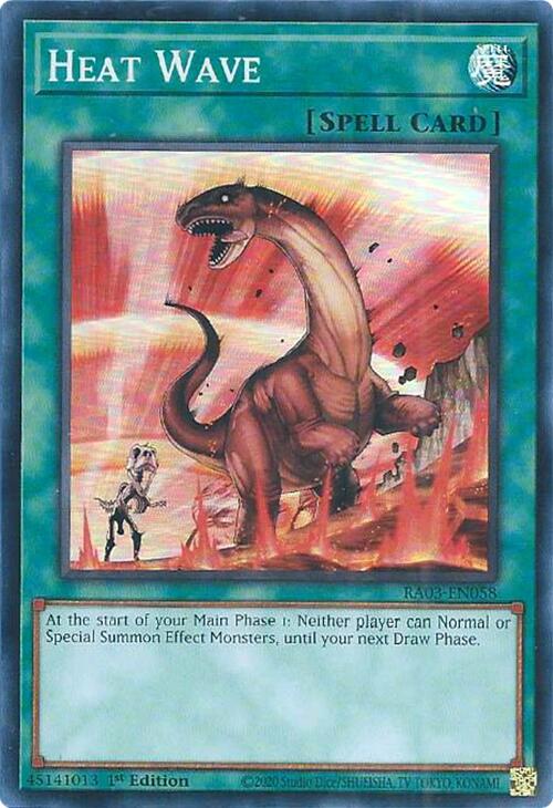 Heat Wave [RA03-EN058] Super Rare | Card Merchant Takapuna