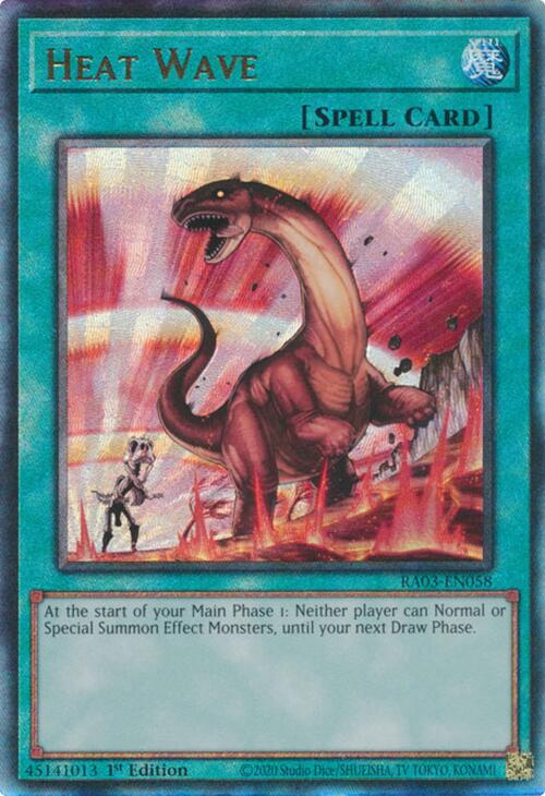 Heat Wave (UTR) [RA03-EN058] Prismatic Ultimate Rare | Card Merchant Takapuna