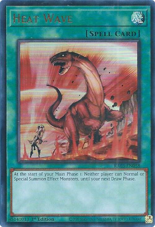 Heat Wave (UR) [RA03-EN058] Ultra Rare | Card Merchant Takapuna